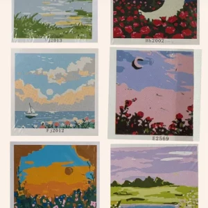 بوم رنگ آمیزی شماره دار 30*30